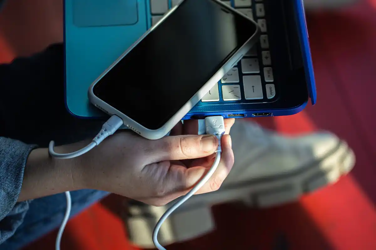 overheated phone battery damaged