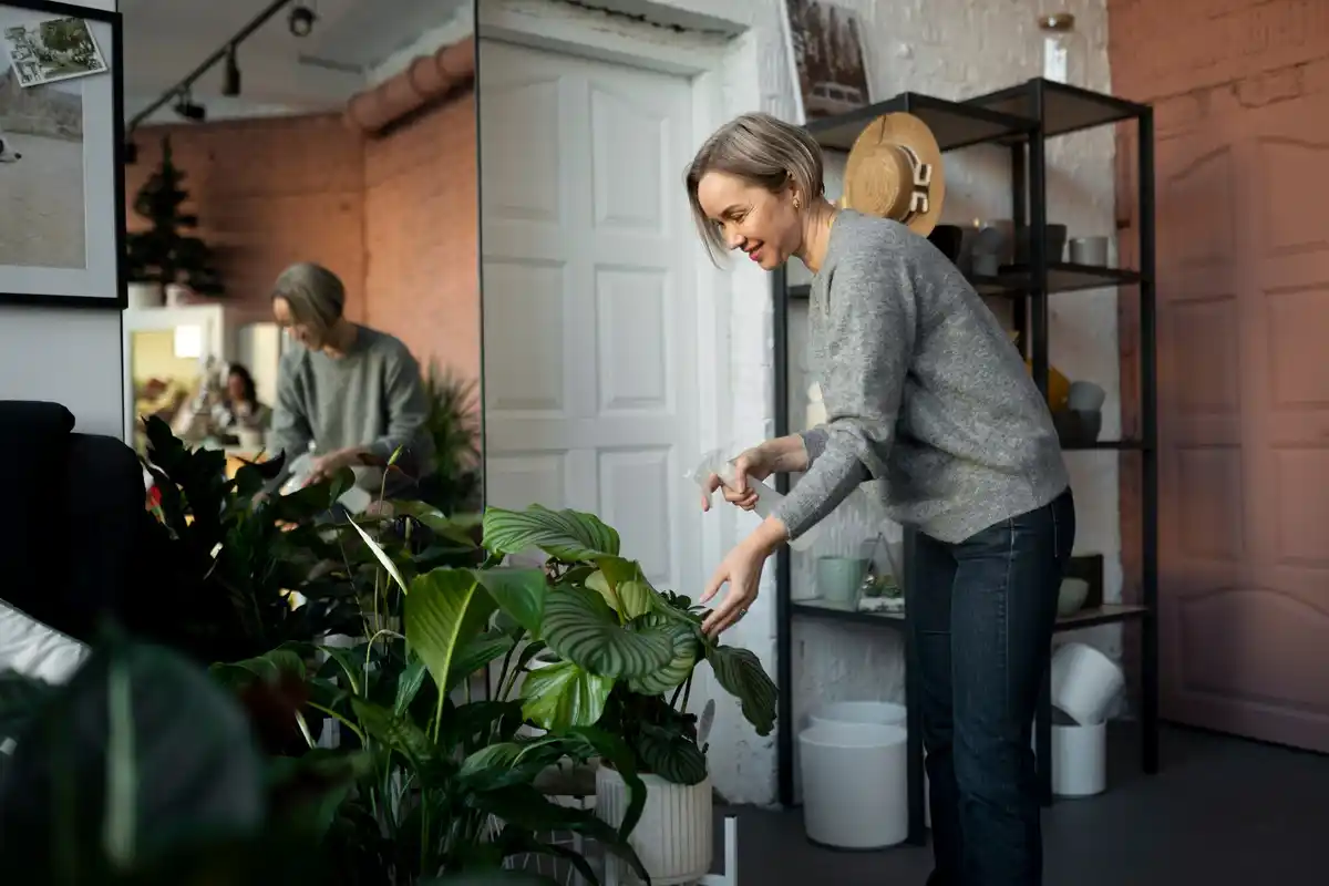 Creative cable management with indoor plants Netherlands