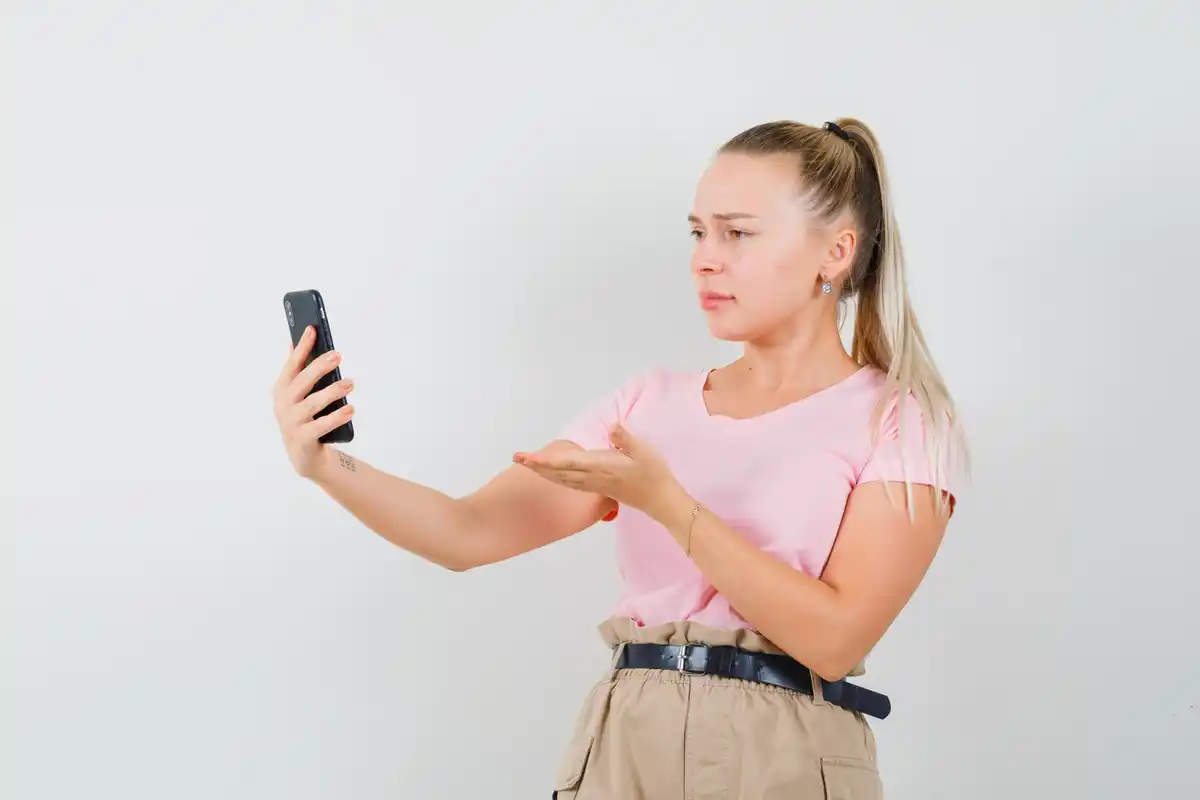 young person apologizing social media tiktok