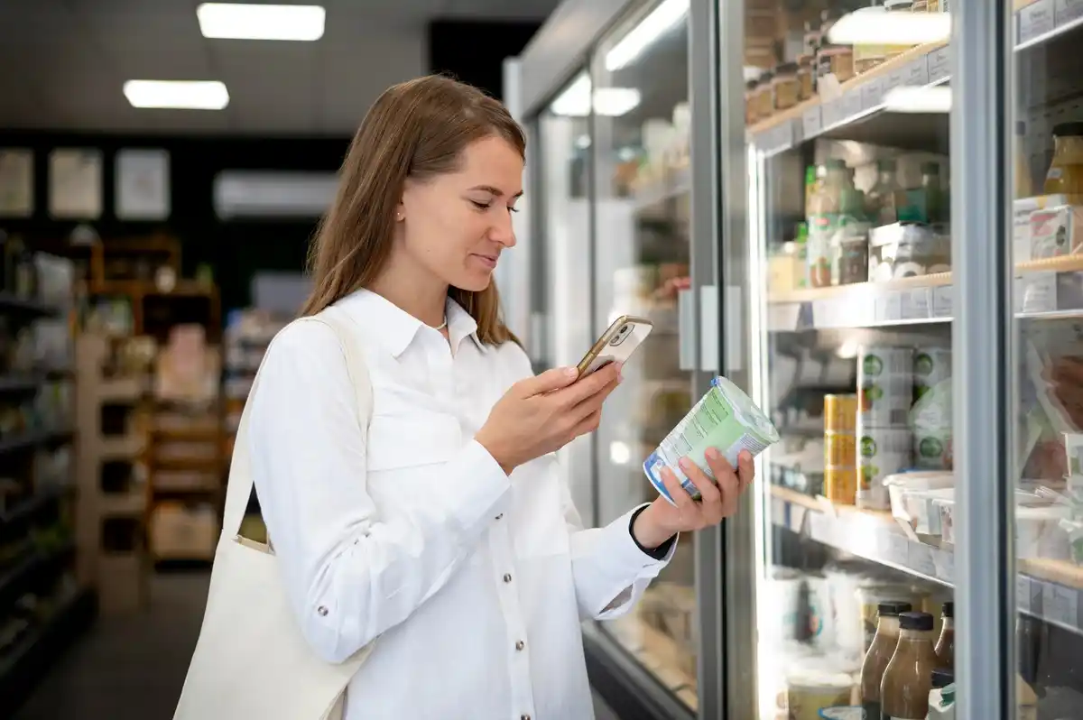 dutch mobile payment at supermarket, modern digital banking savings, netherlands