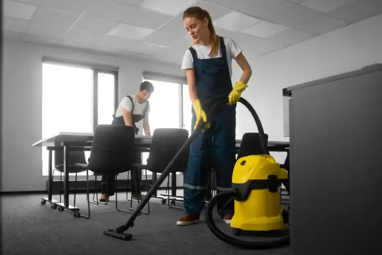 Dutch home cleaning with water filter vacuum cleaner