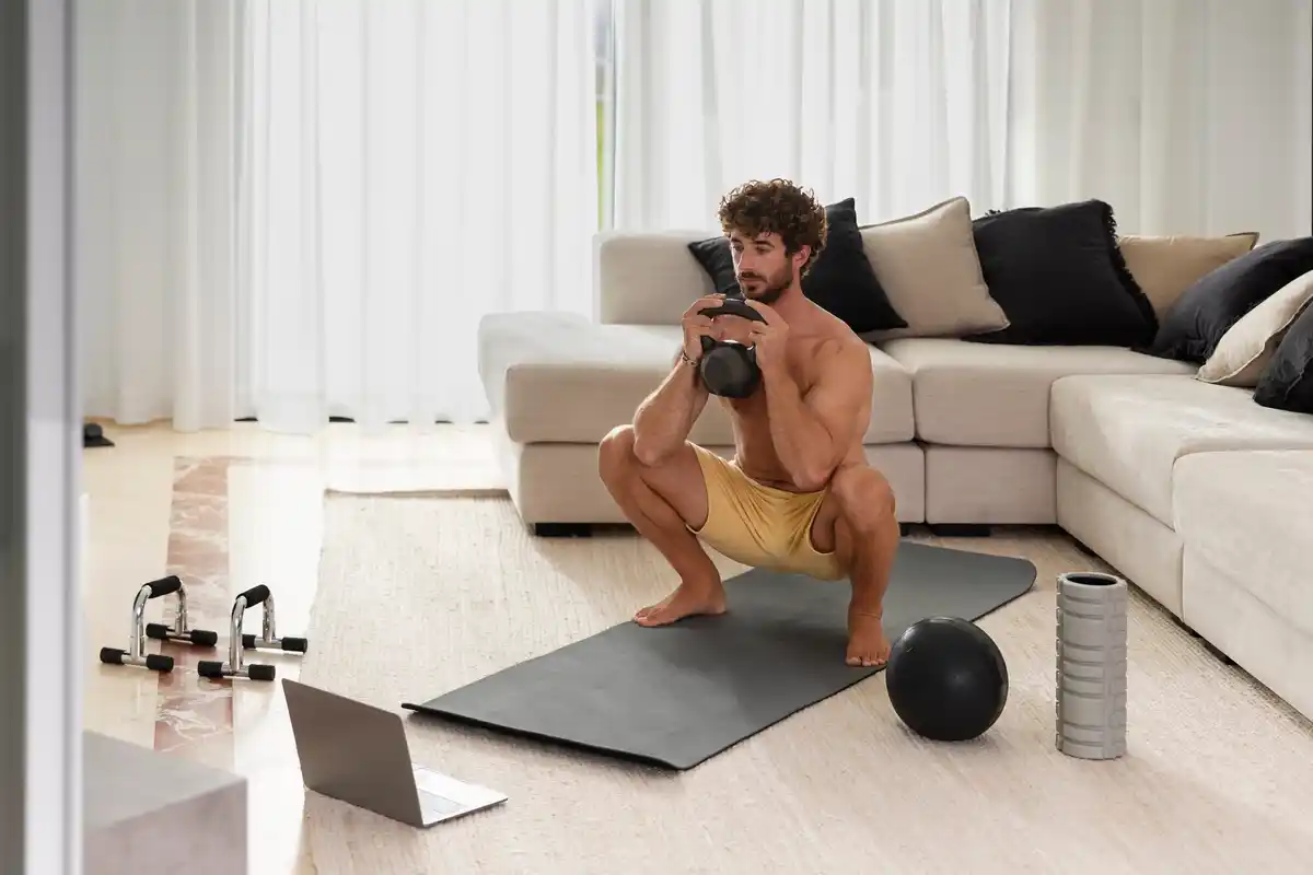 early morning home exercise dumbbells netherlands