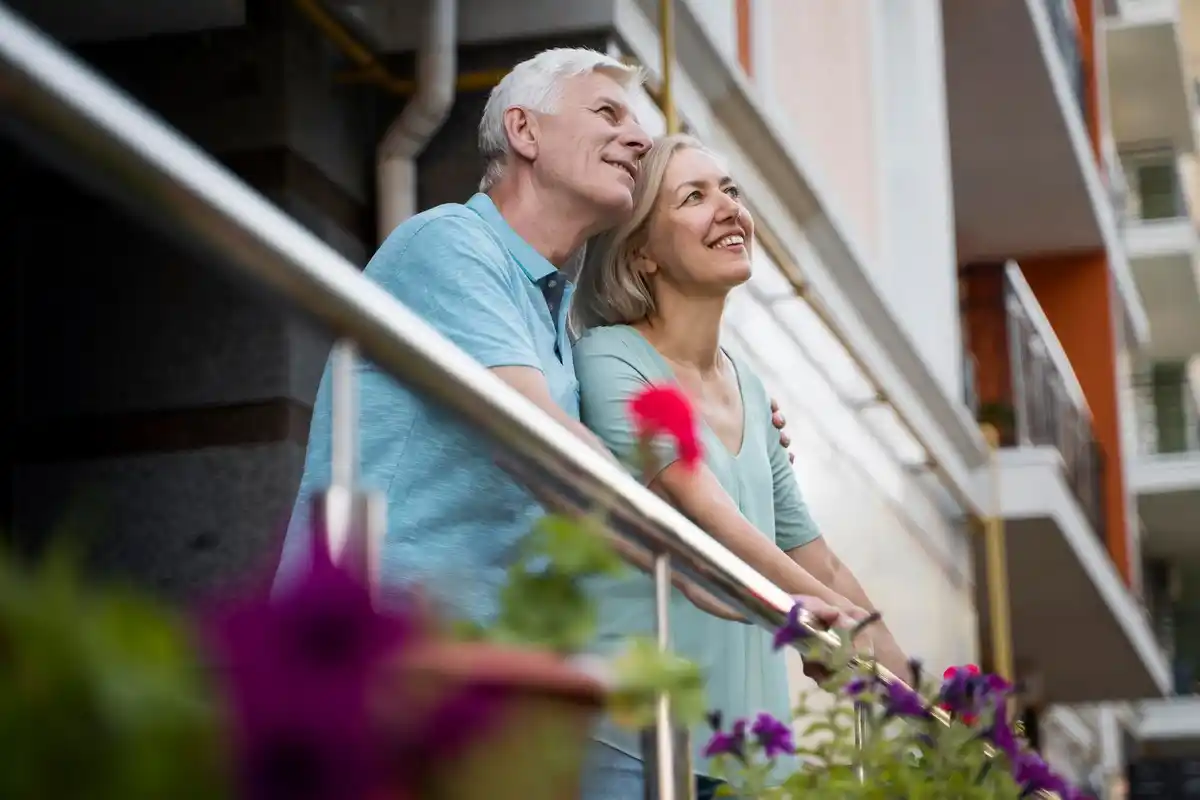 happy senior couple travel netherlands city