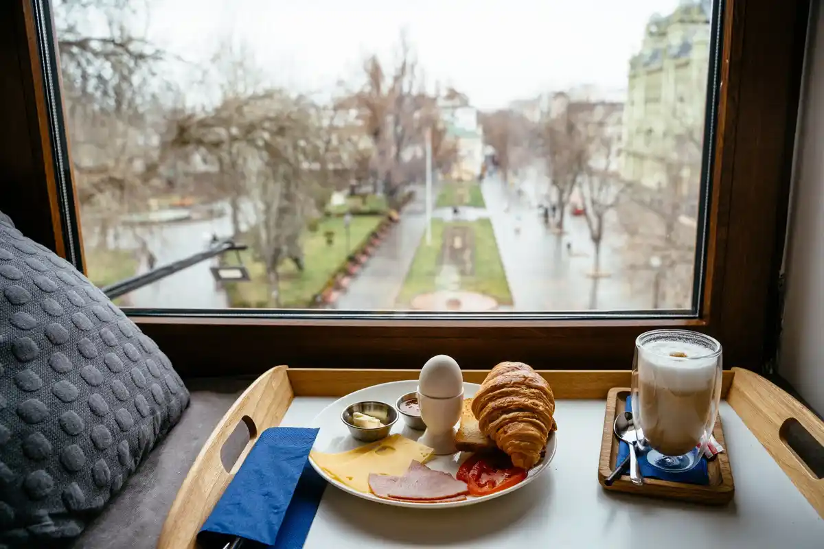 sunrise dutch window breakfast silence