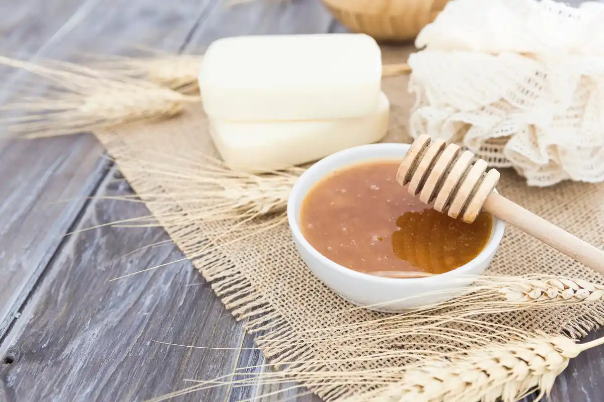 homemade oat and honey face mask natural light dutch kitchen