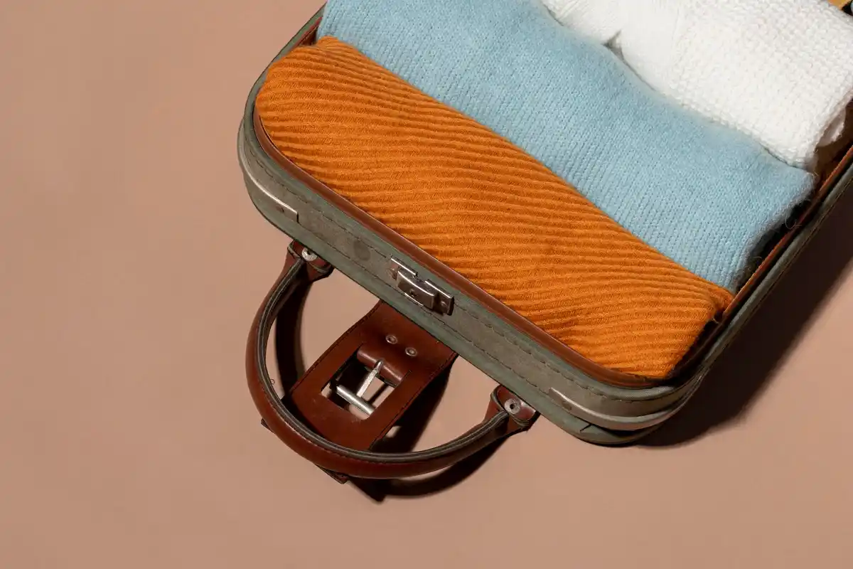 folded clothes in suitcase travel organization japanese method europe