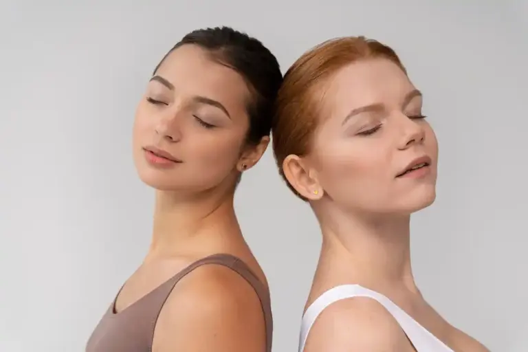 face yoga Dutch woman before after