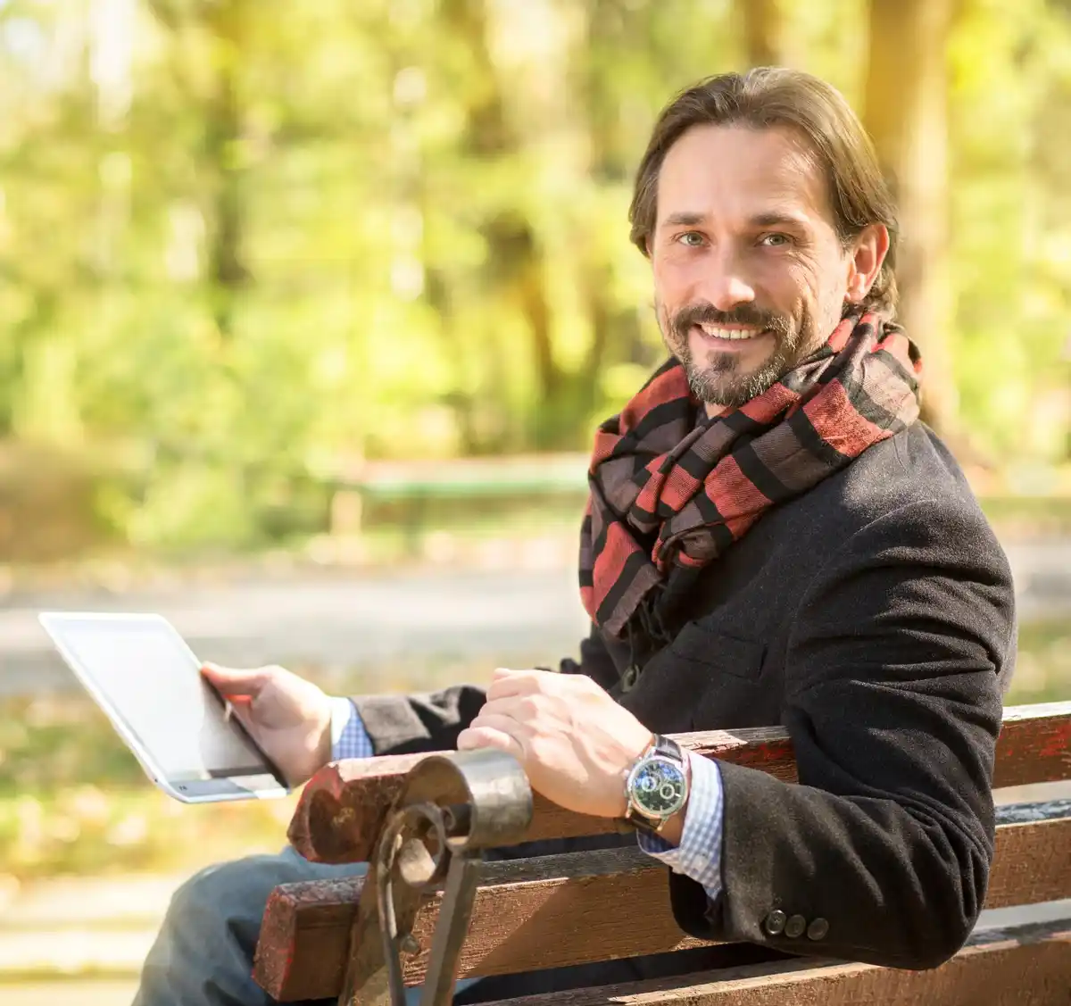 middle-aged man learning new skill Netherlands