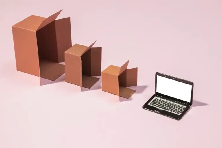 creative cardboard box productivity workspace Netherlands