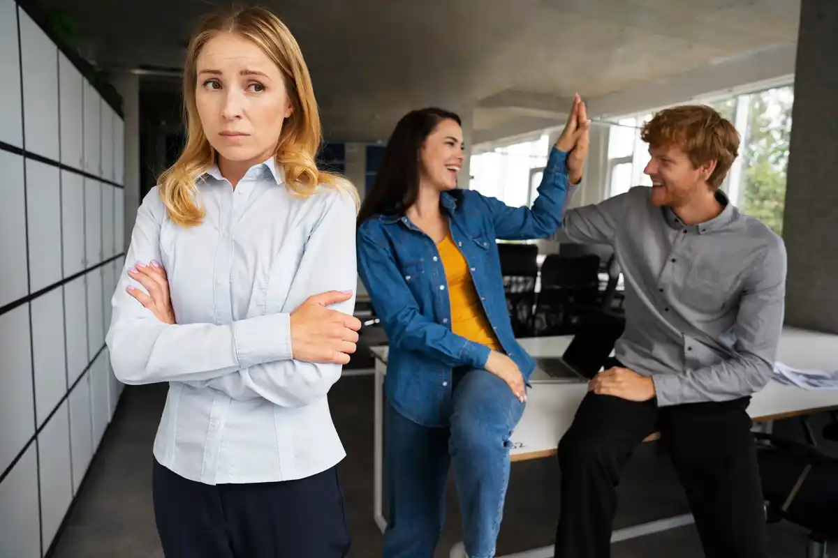 conversation awkward barrier netherlands office meeting tension