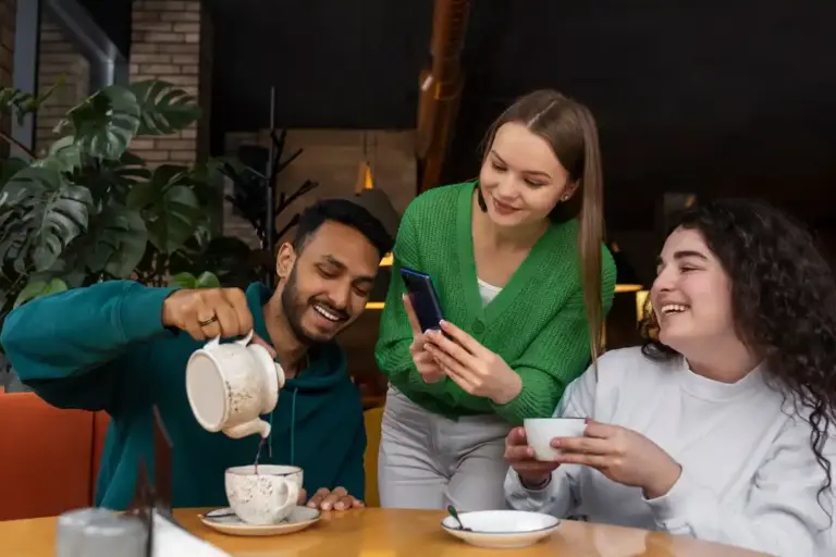 Dutch group chat smartphone morning notification