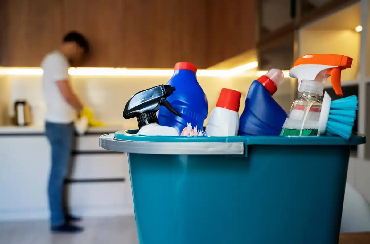 Netherlands cleaning supplies household shelf