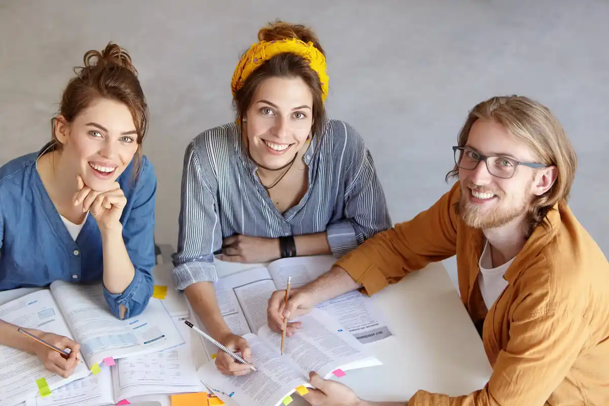 happy adults learning new skill netherlands