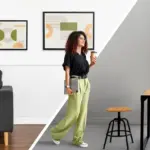 minimalist lifestyle Dutch home before after