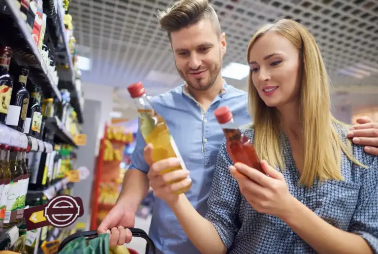 modern Dutch food shopping comparison multiple supermarkets savings euro