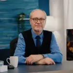 elderly dutch person time management modern office