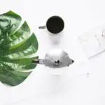 feng shui office desk setup productivity plants minimalism