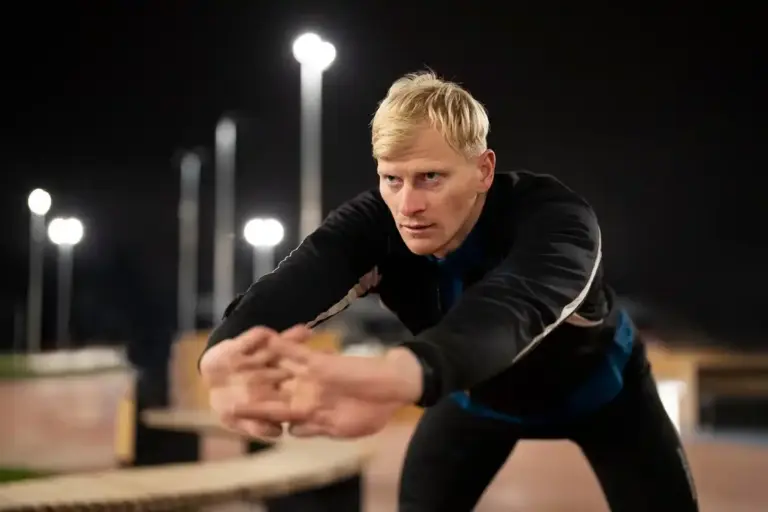 Dutch athlete incorrect stretching injury