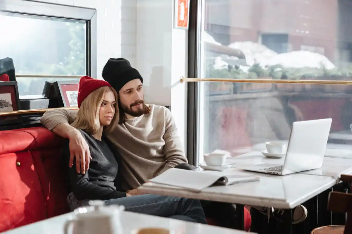 happy dutch people working with mood maps in a cozy office