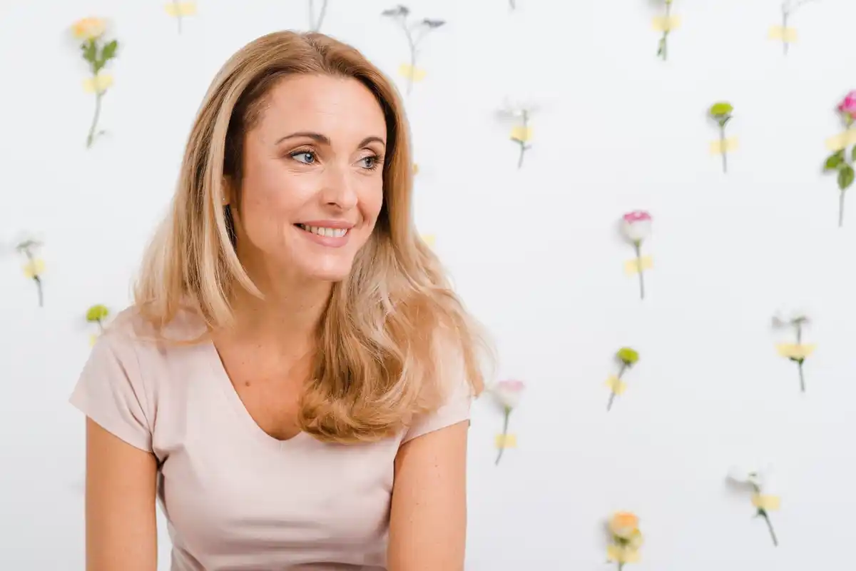 dutch woman natural glowing face healthy skin