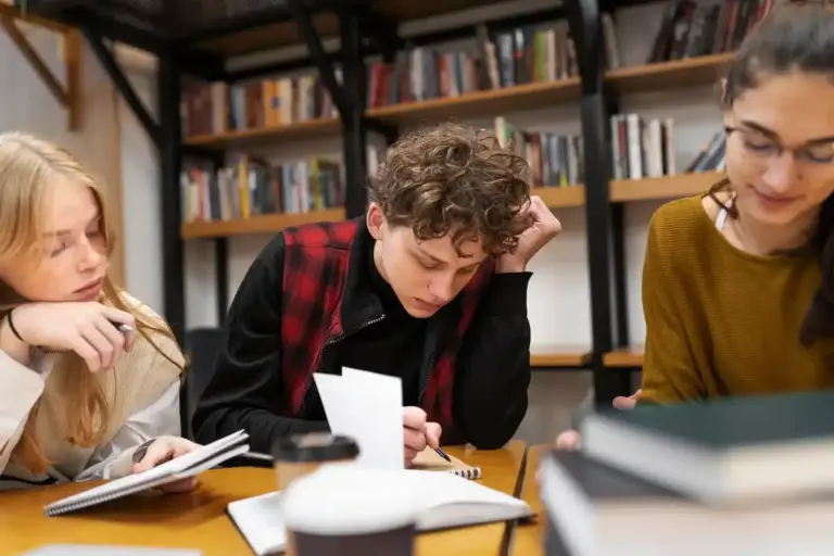 dutch student study motivation mismatched notes library real life