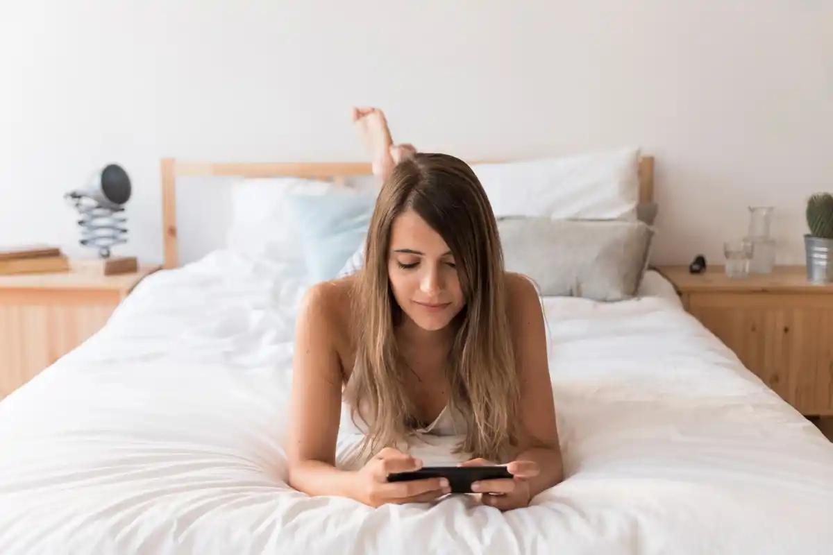 phone charging overnight on nightstand in Dutch bedroom
