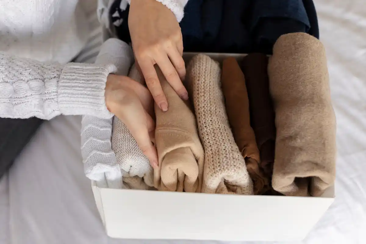 travel packing socks organization hack