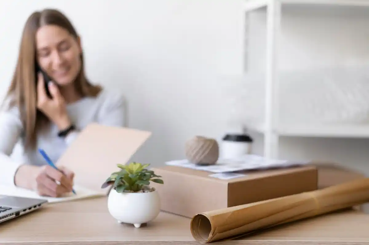 feng shui home office minimalist workspace