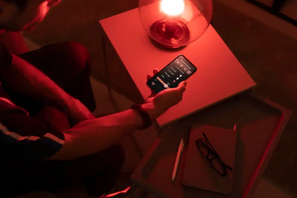 overheated smartphone plugged in at night alarm clock