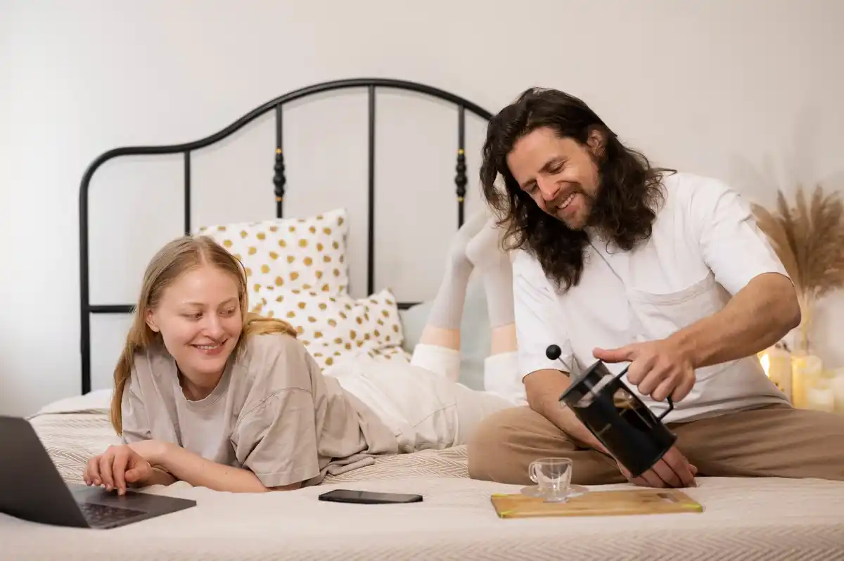 dutch family saving money at home real life