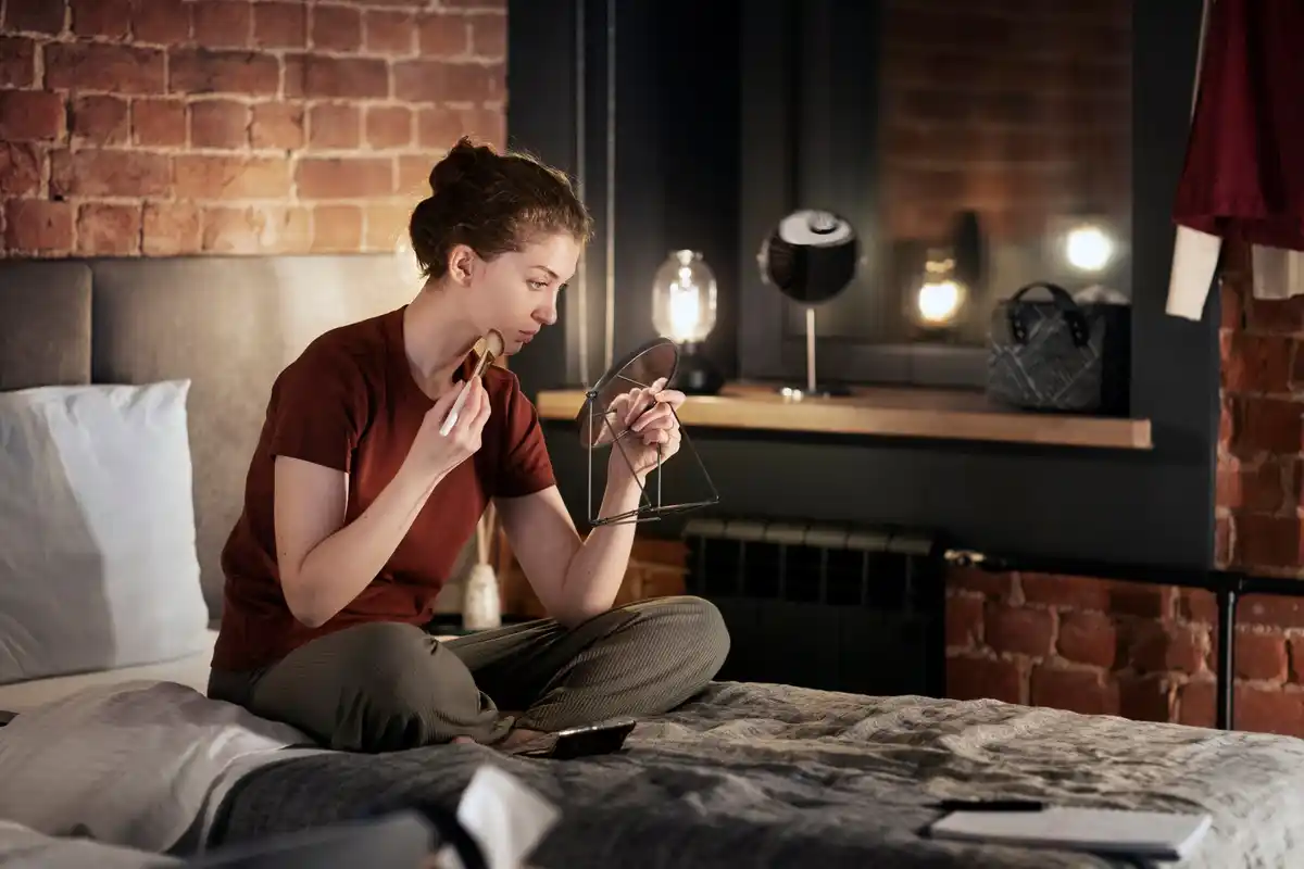 Dutch person charging phone overnight bedside table