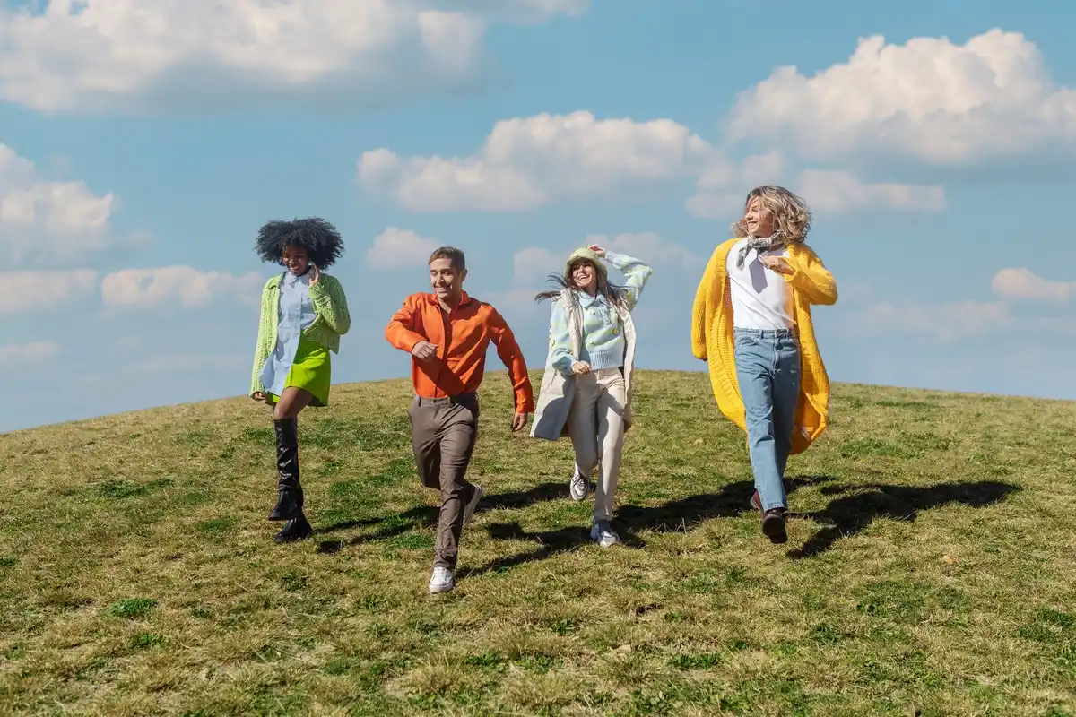 active seniors exploring nature Netherlands
