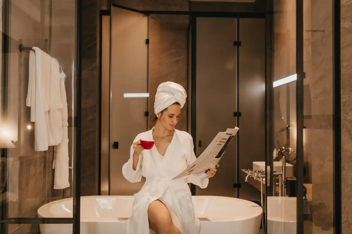 dutch bathroom nighttime skincare routine