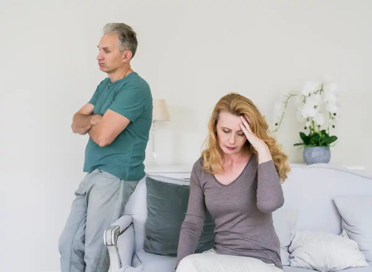 midlife couple conflict home