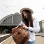 dutch minimalist traveler backpack airport