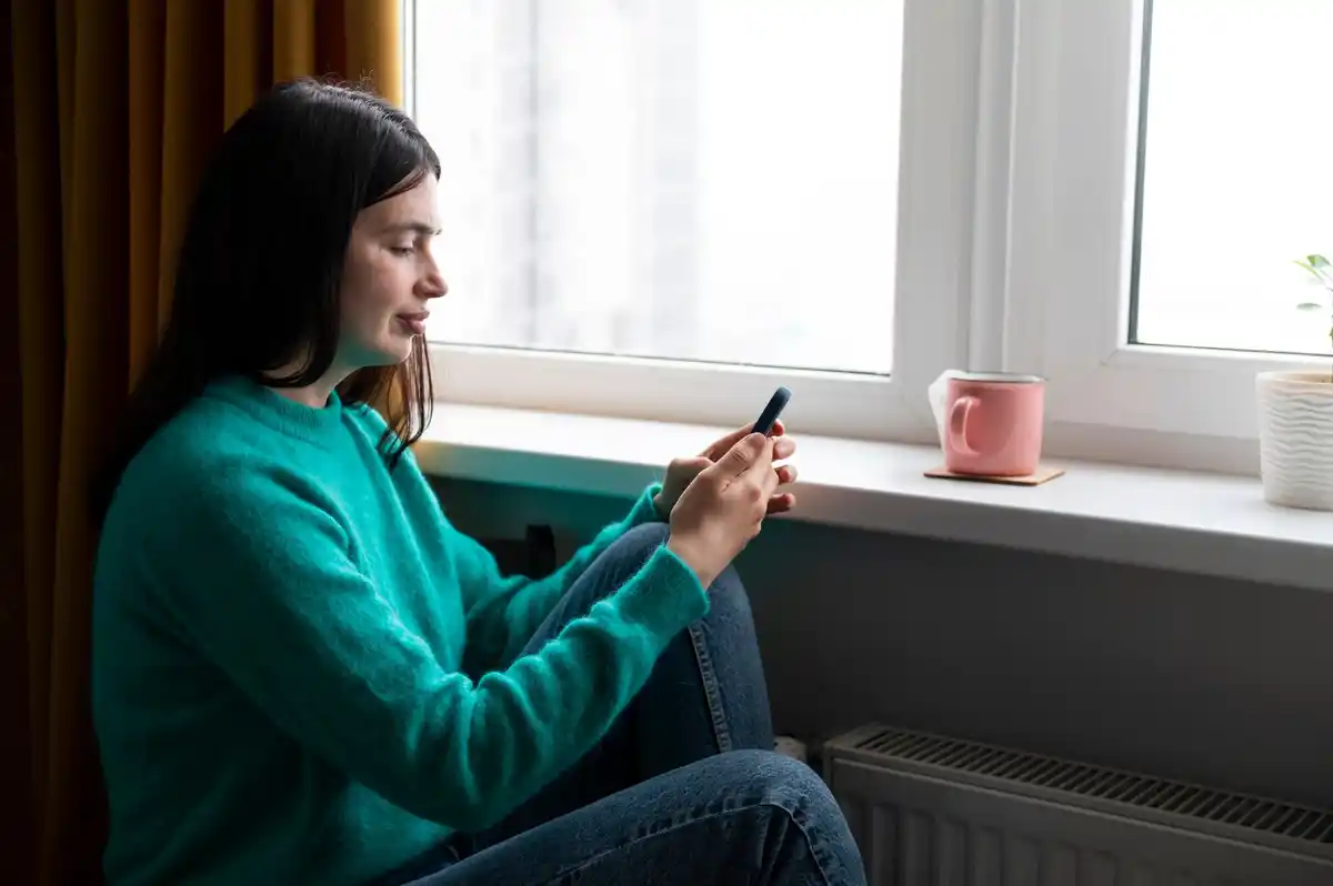 overheated smartphone on sunny dutch windowsill