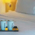 hotel room rearrange objects night effect