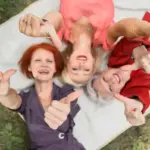 dutch grandmother outdoor activity group fun