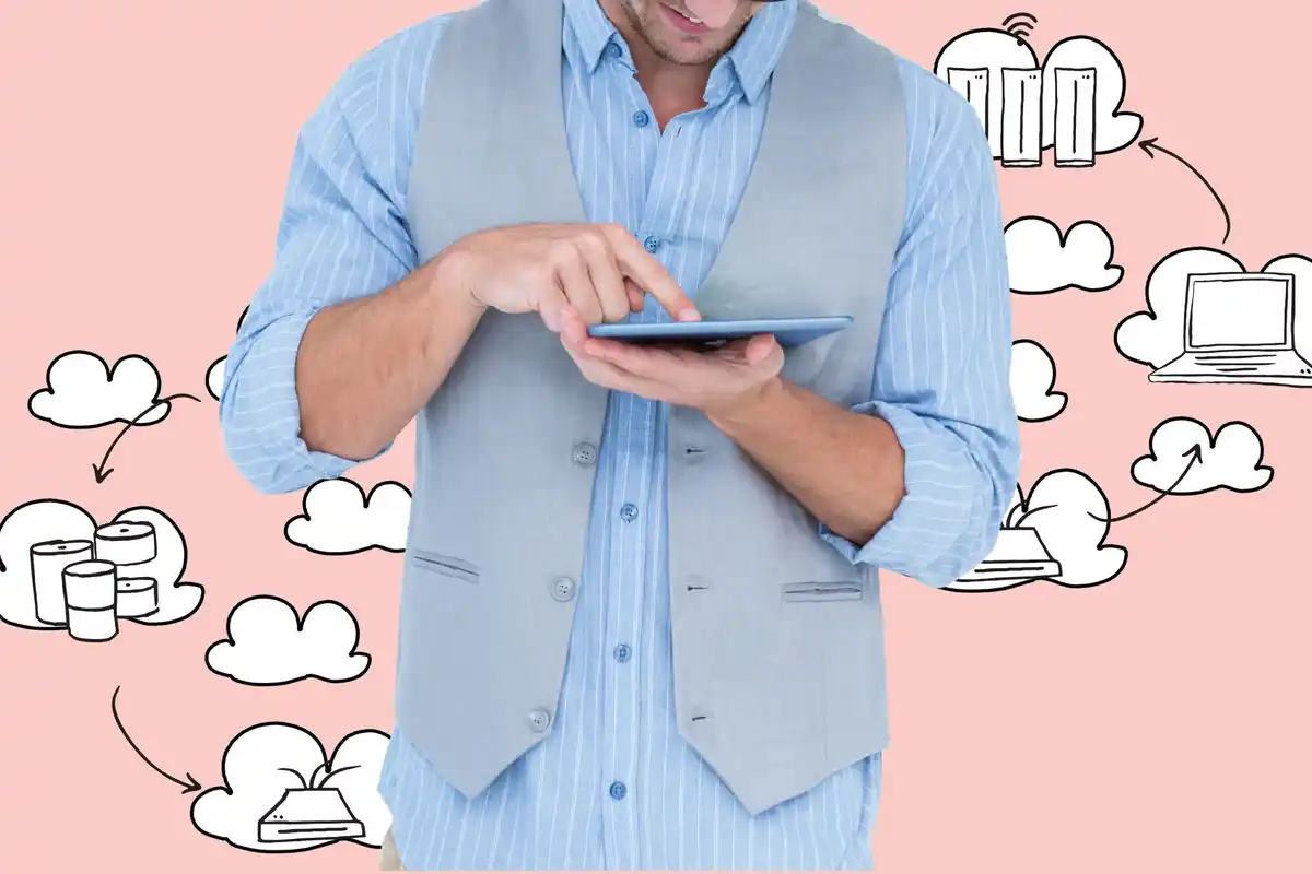 distracted person looking at multiple phone apps time management