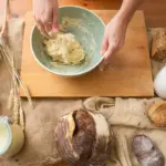 dutch meatballs making with old bread rustic kitchen