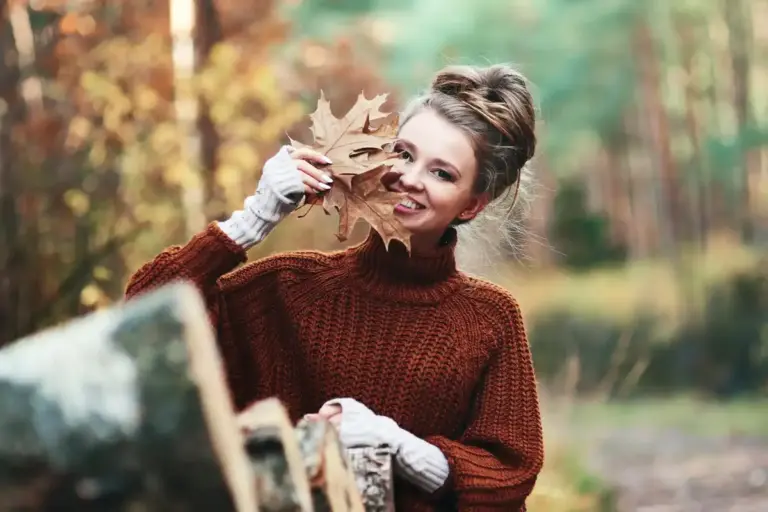 dutch autumn skincare routine facial cream falling leaves