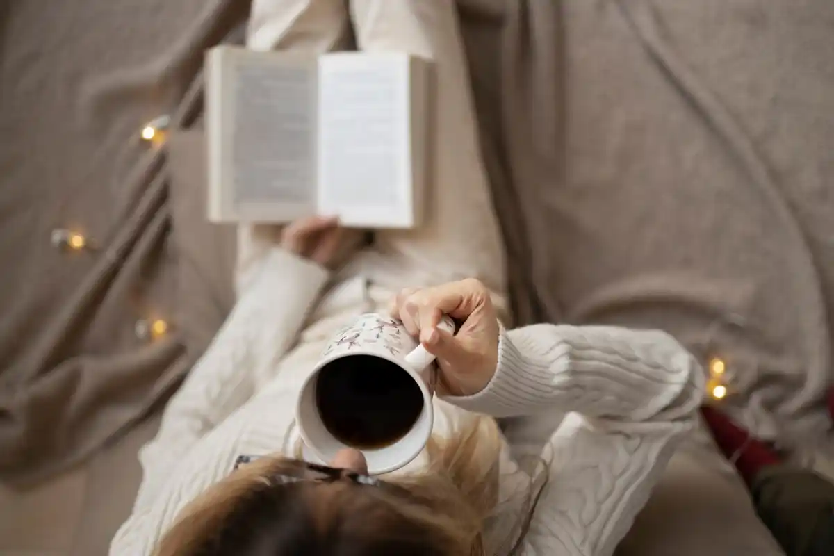 amsterdam home cozy night reading tea sleep study