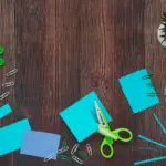 creative colorful post it notes on desk brainstorming