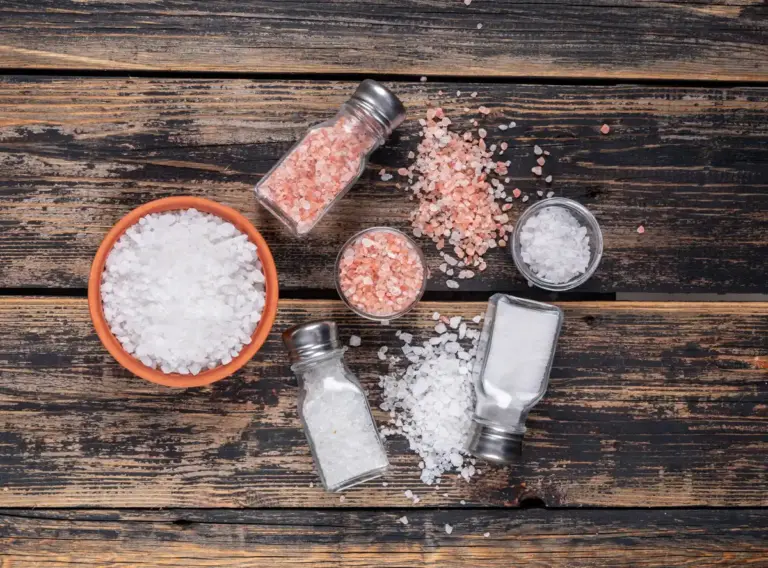 upside down salt shaker with herbs in dutch kitchen