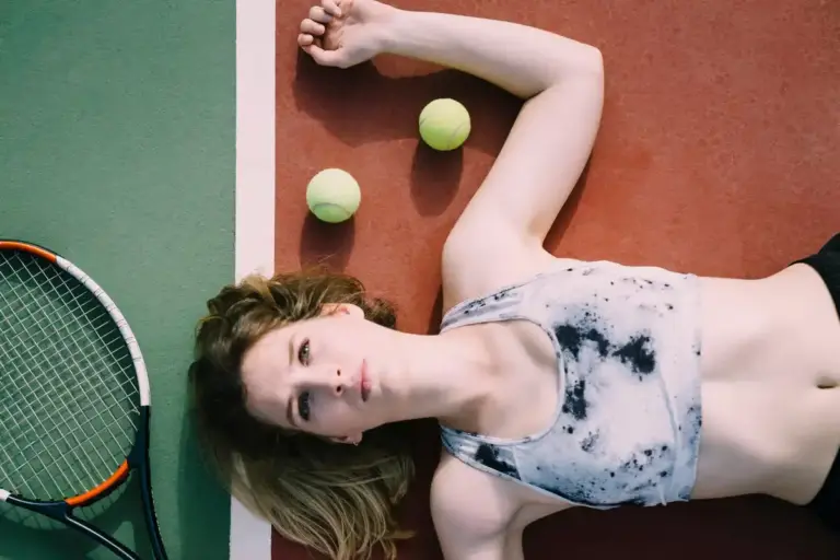 tennis ball muscle massage self care home