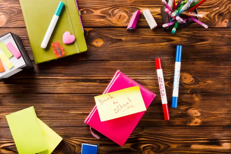 post it notes reading Dutch workspace