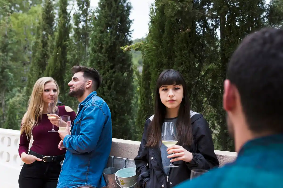 group of young people meeting at outdoor event Netherlands