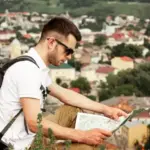 Dutch traveler collecting experiences not souvenirs