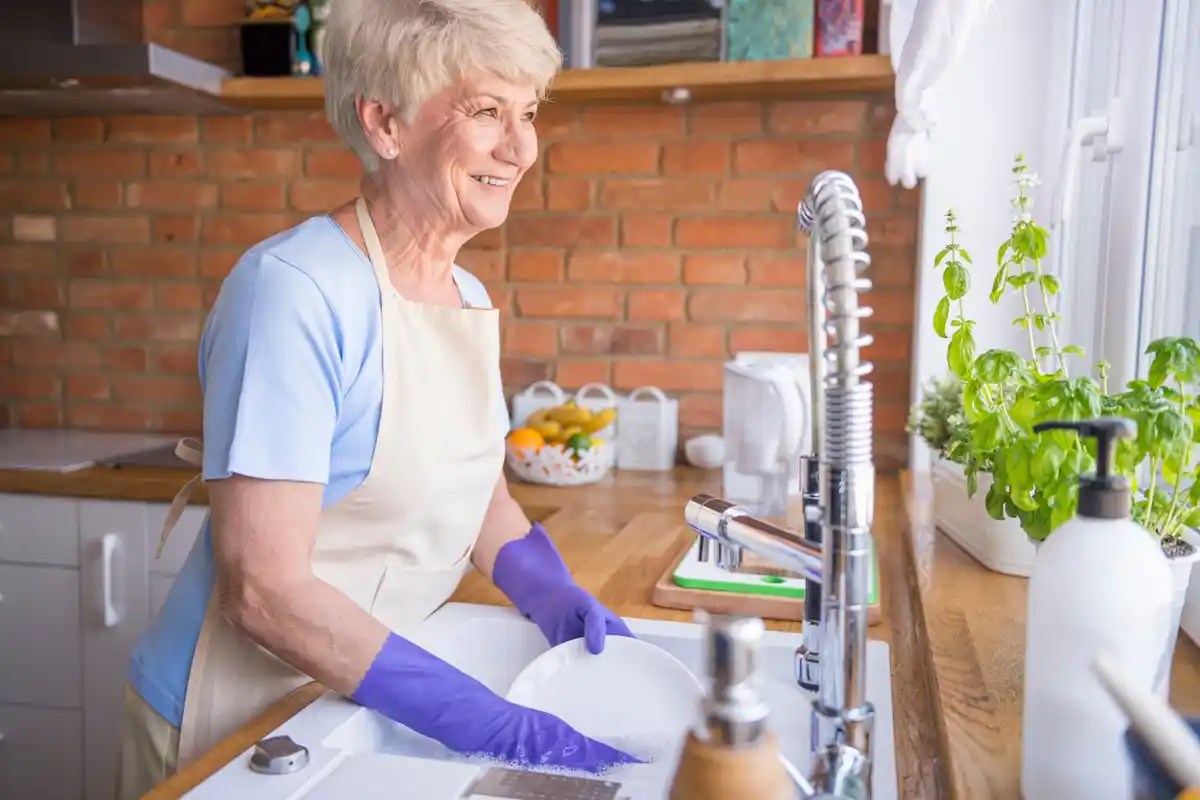 dutch grandmother cleaning with soda and natural products