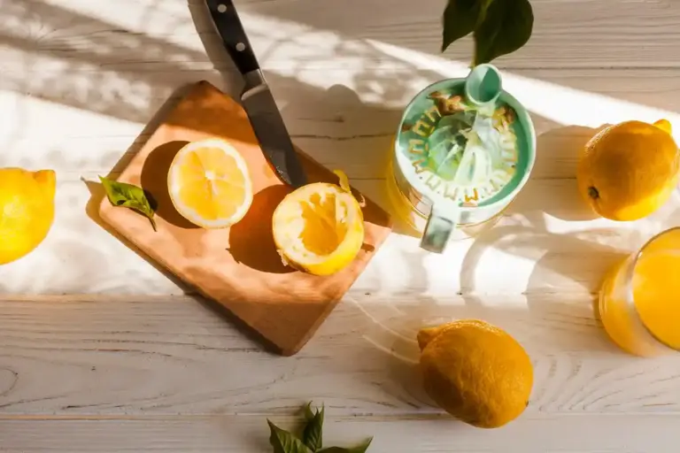 Dutch lemon water morning kitchen energy